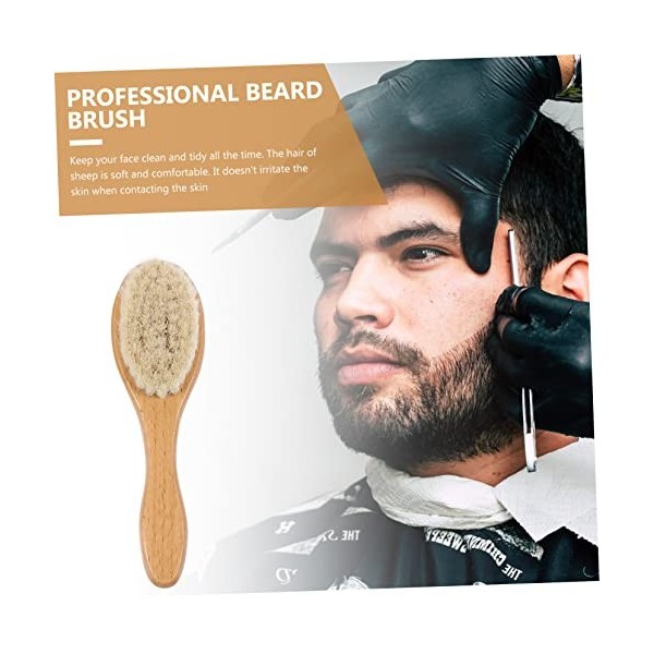 DOITOOL 6 Pièces Laine Brosse À Cheveux Mens Barbe Poche Barbe Peigne Barbe Peignes Pour Hommes Nouveau-Né Brosse À Cheveux P