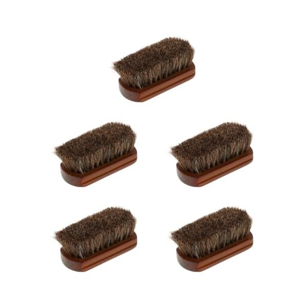 Housoutil 3 Pièces Brosse À Barbe Moustache Peigne Coiffant Crin Chaussures Brosse Barbe Teinture Brosse Poche Barbe Peigne H