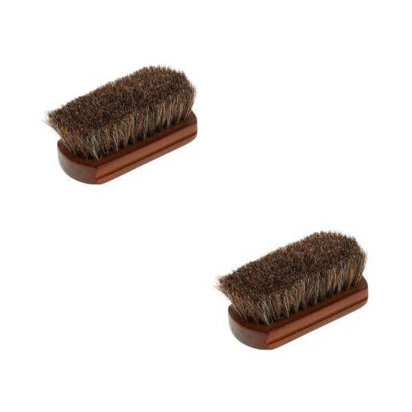 Housoutil 3 Pièces Brosse À Barbe Moustache Peigne Coiffant Crin Chaussures Brosse Barbe Teinture Brosse Poche Barbe Peigne H