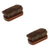 Housoutil 3 Pièces Brosse À Barbe Moustache Peigne Coiffant Crin Chaussures Brosse Barbe Teinture Brosse Poche Barbe Peigne H