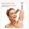 DOITOOL 1 Ensemble De Rasoir Multifonction Pour Femmes Tondeuse À Cheveux Pour Jambes Rasoir 5 En 1 Pour Femme Épilateur Élec