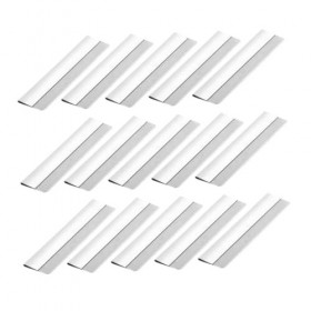 DRESSOOS 100 Pièces Lame Pour Tailler Les Sourcils Rasoir Droit Pliant Kit De Soin Des Sourcils Tondeuse à Sourcils Épilateur