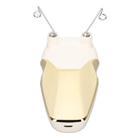 Épilateur électronique avec Fil LED USB Rechargeable Coupe beauté épilation épilateur de Cou Jaune