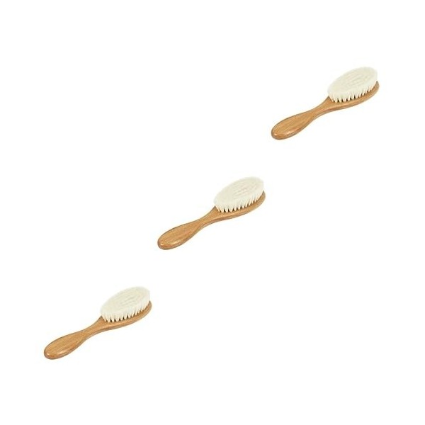 FOMIYES 3 Pièces Brosse En Laine Pour Le Corps Brosse Propre En Laine Brosse À Cheveux Pour Le Cou Des Hommes Brosse De Netto