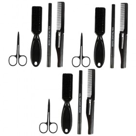 Beavorty 12 Pcs Moustache Stylo Ensemble Outils De Coiffure Peigne À Cheveux Pour Hommes Homme Costumes Pour Hommes Yeux Barb