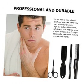 Beavorty 12 Pcs Moustache Stylo Ensemble Outils De Coiffure Peigne À Cheveux Pour Hommes Homme Costumes Pour Hommes Yeux Barb