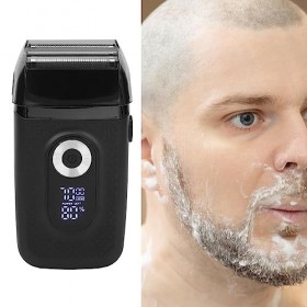 Tondeuse à Barbe électrique, Coupe-barbe Réglable à 3 Vitesses Intelligente pour Salon