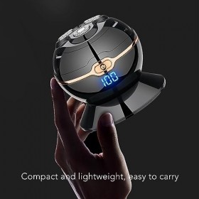 Mini Tondeuse électrique, Tondeuse à Barbe pour Homme, Coupe-Barbe à Cheveux Rechargeable, Coupe-Barbe Numérique Rechargeable