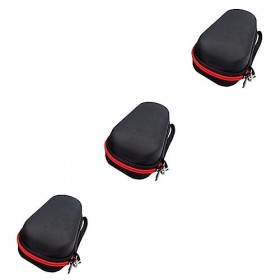 minkissy 3 Pièces Sac De Rangement Sac De Transport Organisateur De Voyage Mini Étui Rigide De Voyage Étui Pour Rasoir Portab