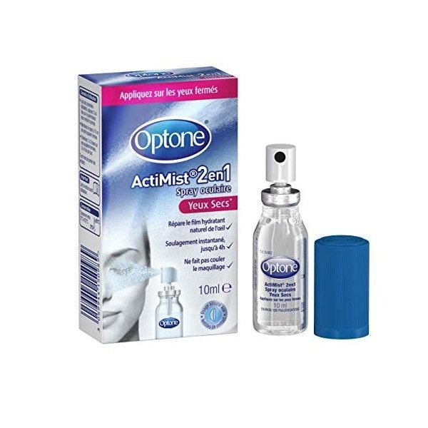 Optone Actimist Spray Double Action Yeux Secs