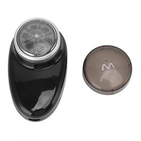 Mini Tondeuse à Barbe, ABS Mini Tondeuses Tondeuse en Acier Inoxydable Tondeuse à Barbe électrique USB Charge Tondeuse à Chev