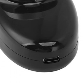 Mini Tondeuse à Barbe, ABS Mini Tondeuses Tondeuse en Acier Inoxydable Tondeuse à Barbe électrique USB Charge Tondeuse à Chev