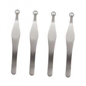 minkissy 4 Pcs Ciseaux À Poils De Nez Barrettes À Cheveux Pour Femmes Tondeuse Pour Hommes Pinces À Cheveux Rondes En Métal P