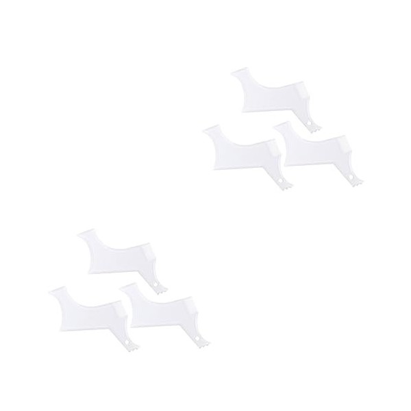 FOMIYES 9 Pièces Peigne À Barbe Pour Hommes Outils Pour Le Visage Kit Facial Pour Hommes Peigne De Coiffure Pour Hommes Règle