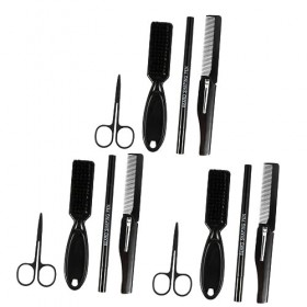 FRCOLOR 12 Pièces Ensemble De Stylos À Moustache Peignes Pour Hommes Peigne À Cheveux Costume Homme Stylo Brosse À Moustache 