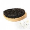 FOMIYES 3 Pièces Brosse Pour Hommes Brosse À Barbe Peigne À Barbe Brosse À Cheveux Homme Soin Bambou