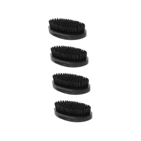 minkissy 4 Pièces Brosse Coiffante Conditionneur De Barbe Pour Hommes Palmier à Barbe Anti Pellicules De Barbe Brosse à Barbe