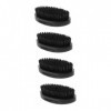 minkissy 4 Pièces Brosse Coiffante Conditionneur De Barbe Pour Hommes Palmier à Barbe Anti Pellicules De Barbe Brosse à Barbe