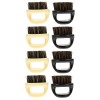 FRCOLOR 10 Pièces Peigne à Barbe Homme Brosse Lissante Propre Brosse à Barbe Portative Brosse à Barbe Blaireau Peigne Brosse 