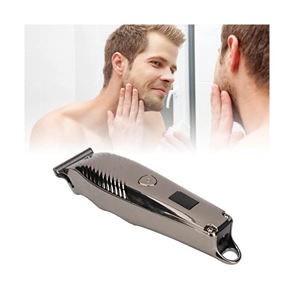 Tondeuse à Cheveux électrique pour Hommes, Tondeuse à Cheveux étanche Rechargeable par USB