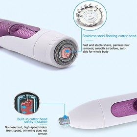 HOHXFYP Tondeuse ? Poils de Nez,Tondeuse ? Poils de Nez ?lectrique Multifonction pour Femmes,Tondeuse ? Cheveux Lavable ? Pil