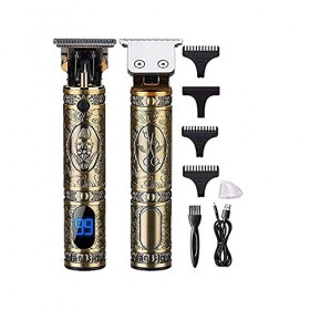 Taoying Tondeuse Cheveux Hommes,Tondeuse Barbe Kit Homme Electriques, Tondeuse Cheveux Sans Fil Rechargeable, Rasoir Barbe av