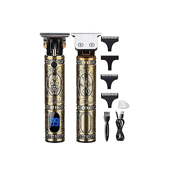 Taoying Tondeuse Cheveux Hommes,Tondeuse Barbe Kit Homme Electriques, Tondeuse Cheveux Sans Fil Rechargeable, Rasoir Barbe av