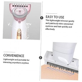 FRCOLOR Rasoir Sourcils Tondeuse Corps Tondeuse Femmes Rasoirs Pour Le Rasage Électrique Rasoir Électrique Visage Rasoir Pour