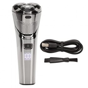 Rasoir électrique Pour Hommes, Tondeuse à Barbe électrique, Tondeuse à Barbe USB Rechargeable, étanche, Affichage De Lénergi