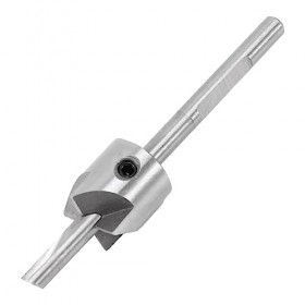 Puco Lot de 7 moulins à stylos avec tête de coupe de 1,9 cm et tiges de coupe pour le travail du bois