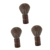 minkissy 3 Pièces Hommes Blaireau Blaireaux Pour Hommes Barbe Brosse Moustache Brosse En Bois Homme Cheveux