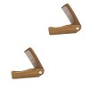 Beavorty 3 Pièces Peigne En Bois Pour Hommes Mini Peigne Outils En Bois Peigne À Barbe En Bois Peigne À Moustache Barbe Peign