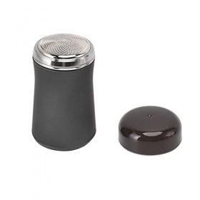 Yctze Mini Tondeuse à Barbe électrique, Couteau à Barbe Portable Lavable pour Hommes Noir 
