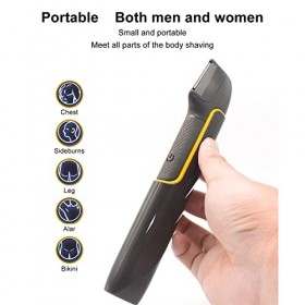 Tondeuse à Cheveux, Tondeuse Électrique Corps Groomer Alimenté Par Batterie Outil De Coupe De Cheveux Pour Hommes