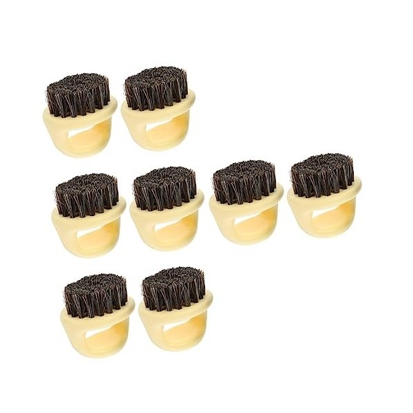 FOMIYES 10 Pièces Peigne à Barbe Homme Brosse à Cheveux Cassés Brosse Plumeau Pour Le Cou Peigne à Moustache Brosse à Pour Ho