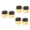 Beavorty 10 Pièces Peigne à Barbe Homme Peigne à Barbe Pour Homme Noir Brosse à Cheveux Cassés Plumeau De Coiffeur Plumeau De