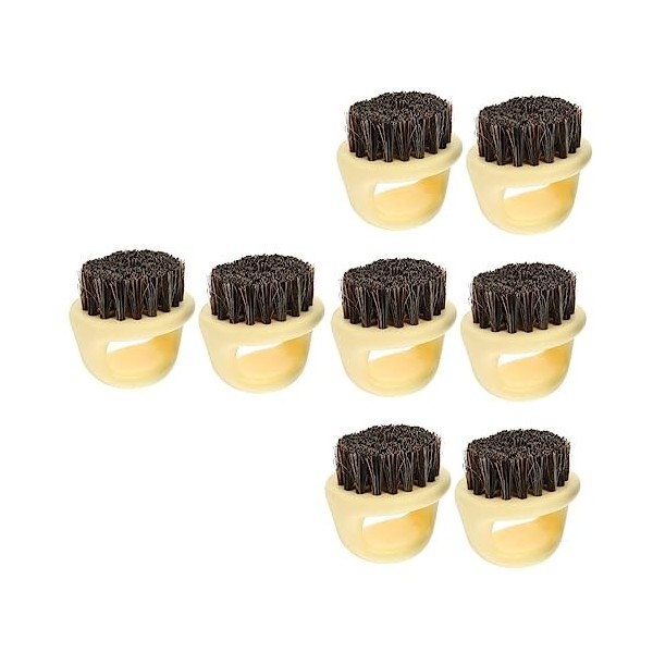 Beavorty 10 Pièces Peigne à Barbe Homme Peigne à Barbe Pour Homme Noir Brosse à Cheveux Cassés Plumeau De Coiffeur Plumeau De