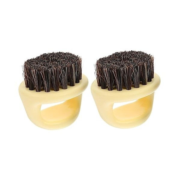 Beavorty 10 Pièces Peigne à Barbe Homme Peigne à Barbe Pour Homme Noir Brosse à Cheveux Cassés Plumeau De Coiffeur Plumeau De