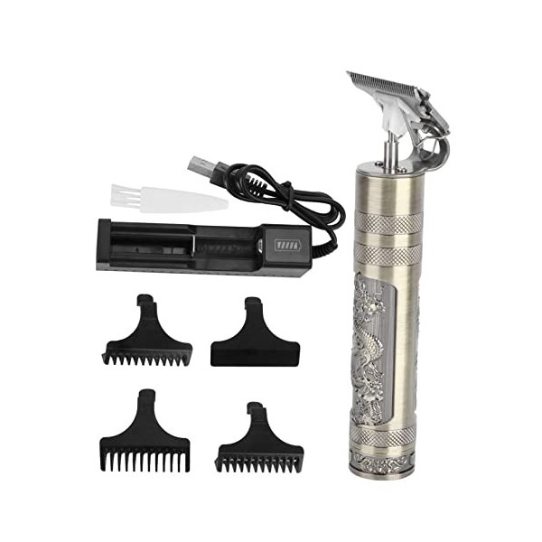 minkissy Tondeuse à cheveux rechargeable pour homme et homme - Rasoir électrique sans fil pour homme - Ciseaux de barbier éle