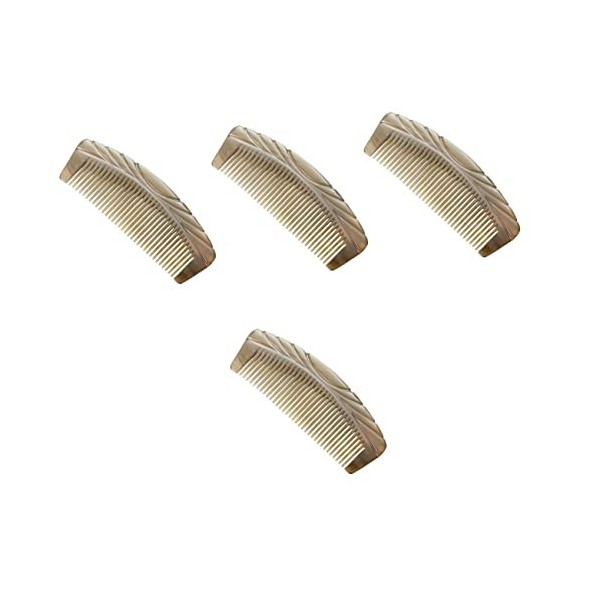 minkissy 3 Pièces Peigne De Massage Grattage Peigne Démêlant à Dents Larges Peigne à Cheveux Antistatique Peigne à à Dents La