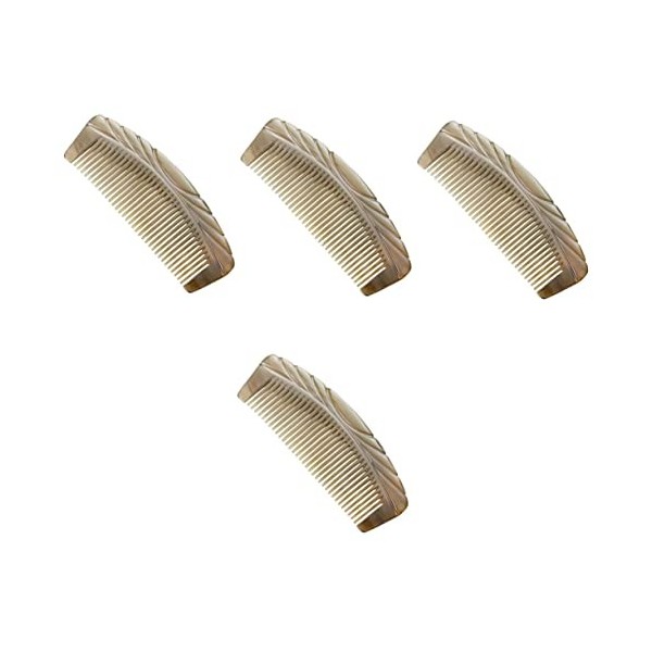 minkissy 3 Pièces Peigne De Massage Grattage Peigne Démêlant à Dents Larges Peigne à Cheveux Antistatique Peigne à à Dents La