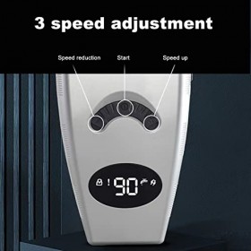 Tondeuse à Cheveux électrique Lame Flottante Rechargeable Étanche Humide Sec Hypoallergénique Écran LED Tondeuse à Barbe élec