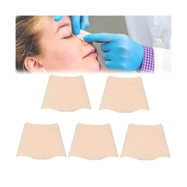 CHOYTONG Lot de 5 attelles nasales en thermoplastique - Protection externe pour le nez - Pour fracture, rhinocéroplastie - Se