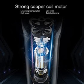 Natudeco Tondeuse à cheveux électrique pour hommes Tondeuse à barbe Machines de rasage sans fil Cutter flottant Tondeuse à ba