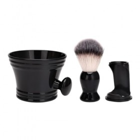 PATKAW Ensemble De Blaireaux Blaireau Et Bol Blaireau De Barbier Bol De Rasage Et Support De Rasage Bol Moussant De Rasage Et