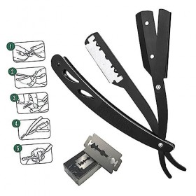 FOMIYES 2 Ensembles Pcs Costumes Pour Hommes Rasoir Pour Hommes Rasoir Pour Hommes Rasage Barbe Shaper Peigne Ciseaux De Rasa