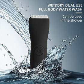 CRAKES Tondeuse à Cheveux pour pour Boules Femmes Dame Rasoir Épilation Bikini Tondeuse Aine et Corps Rasoir