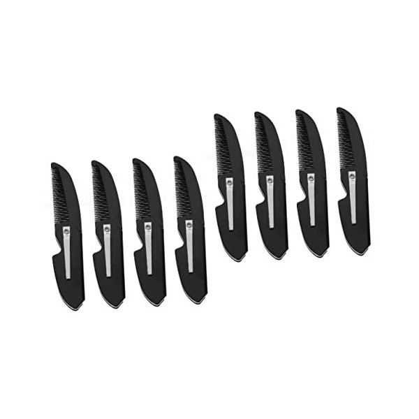 minkissy 16 Pièces Pliage De Poche Pour Hommes Brosse à Chaume Peignes à Barbe Pour Hommes Peigne Taquin Brosse Taquine Fourn