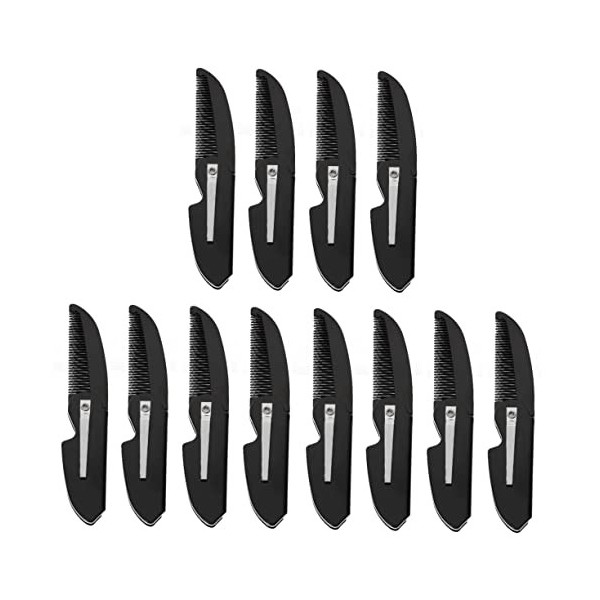 minkissy 16 Pièces Pliage De Poche Pour Hommes Brosse à Chaume Peignes à Barbe Pour Hommes Peigne Taquin Brosse Taquine Fourn