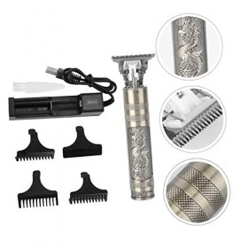 FRCOLOR Outil De Coupe De Cheveux Rechargeable Coupe Cheveux Rasoir Electrique Coupe Tête Chauve Rasoir Électrique Tondeuse à